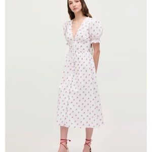 NWOT Hill House Sabrina Dress in love boat size medium